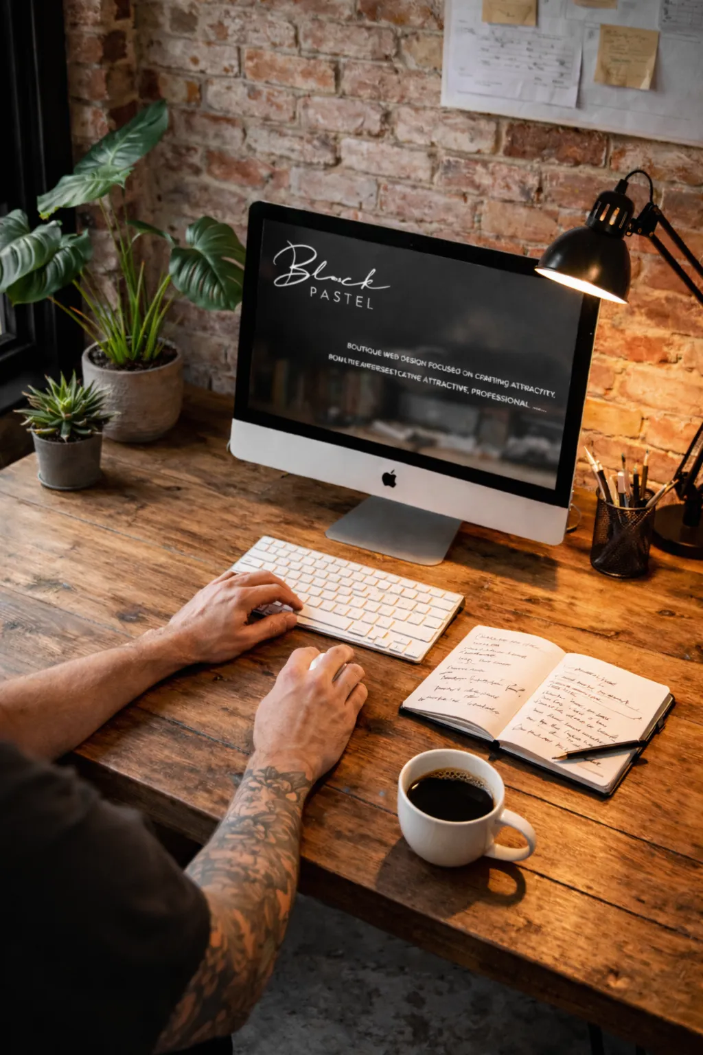 Black Pastel workspace