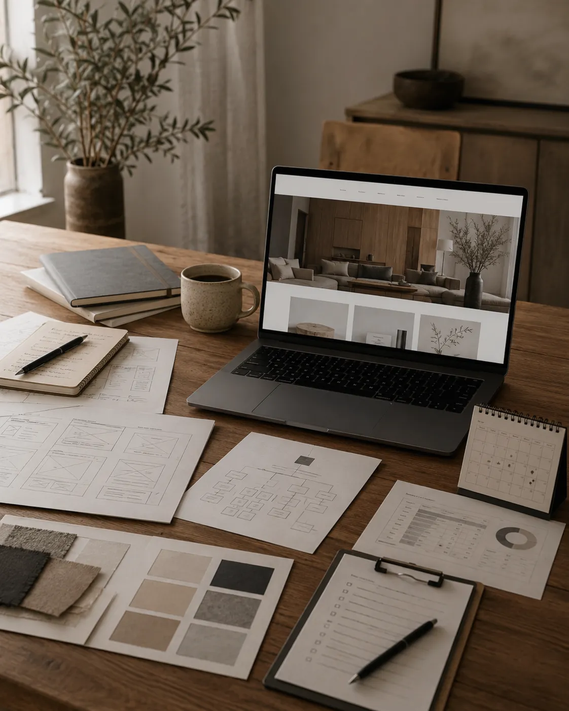 Website planning process and design notes