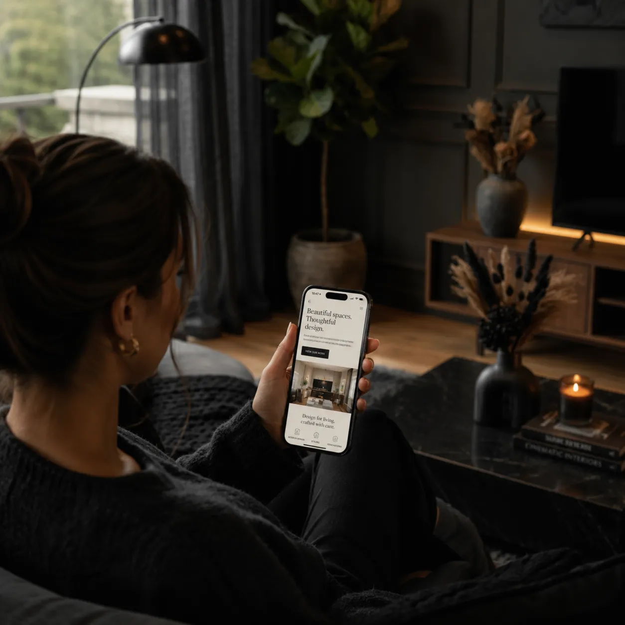 Professional website design building trust for a small business