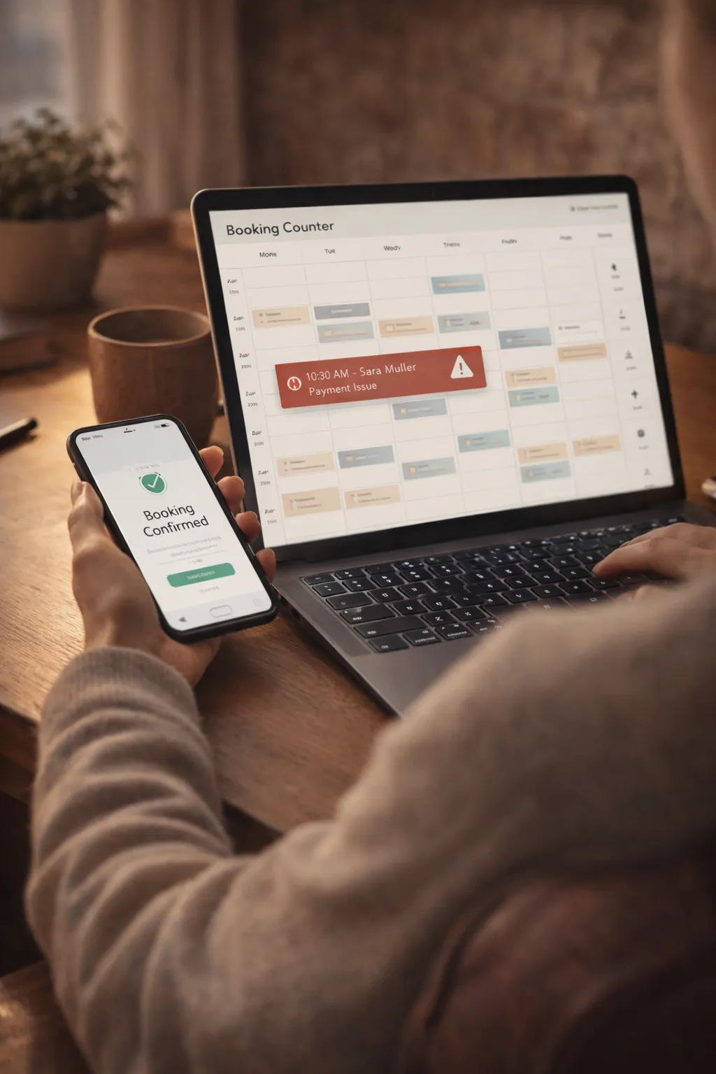 Managing a booking system
