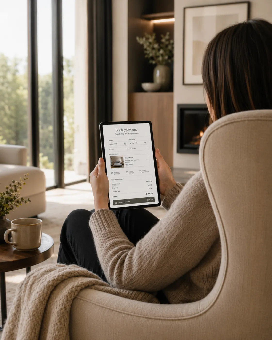 Direct accommodation bookings through a website