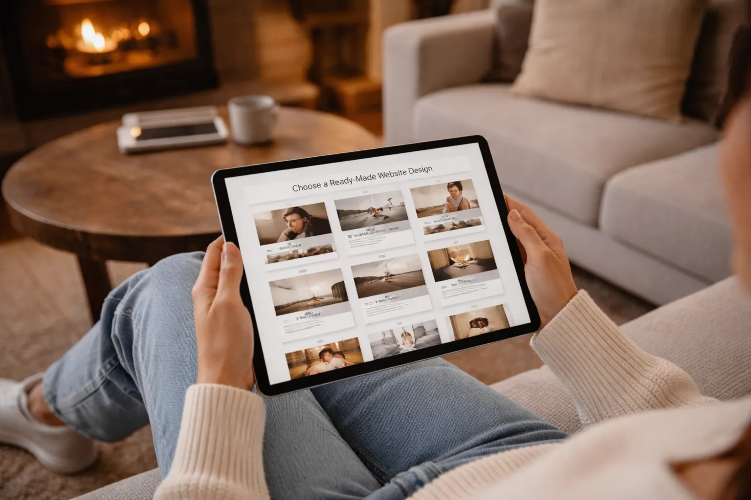 Choosing a ready-made website design