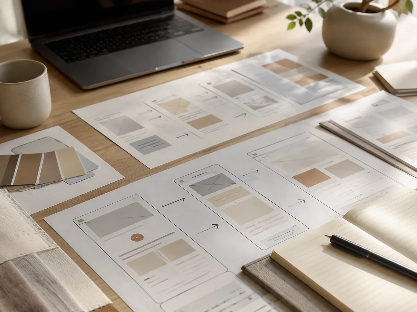 Website content and structure planning
