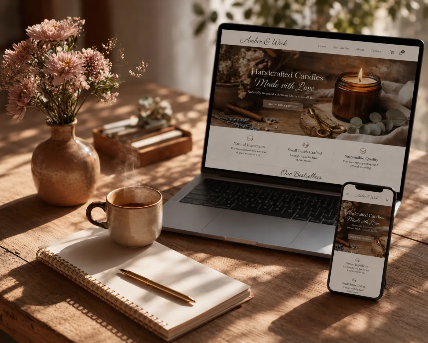 Responsive website improvements