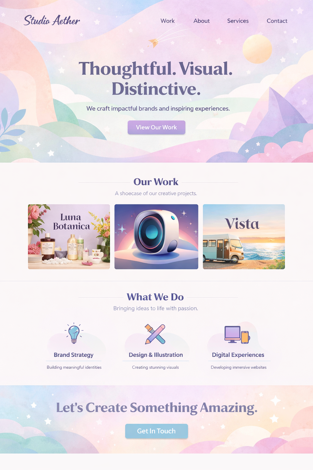 Creative Studio Website