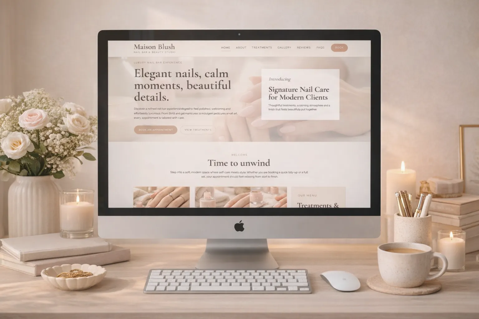 Service business website design by Black Pastel