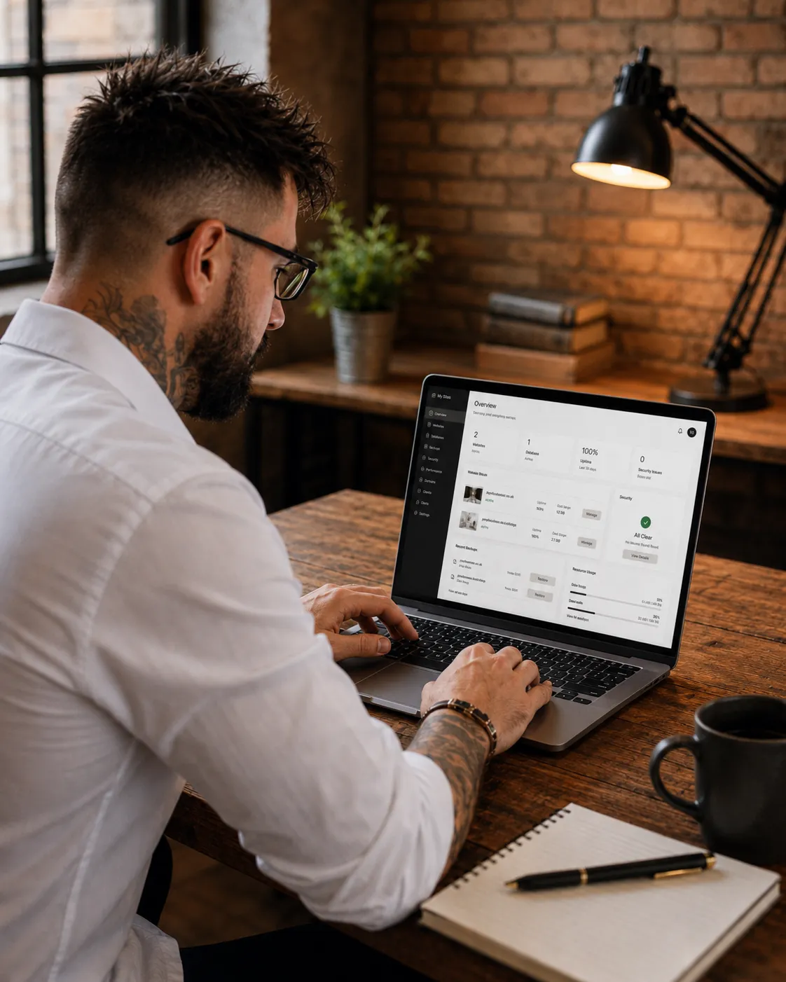 Website hosting and technical maintenance