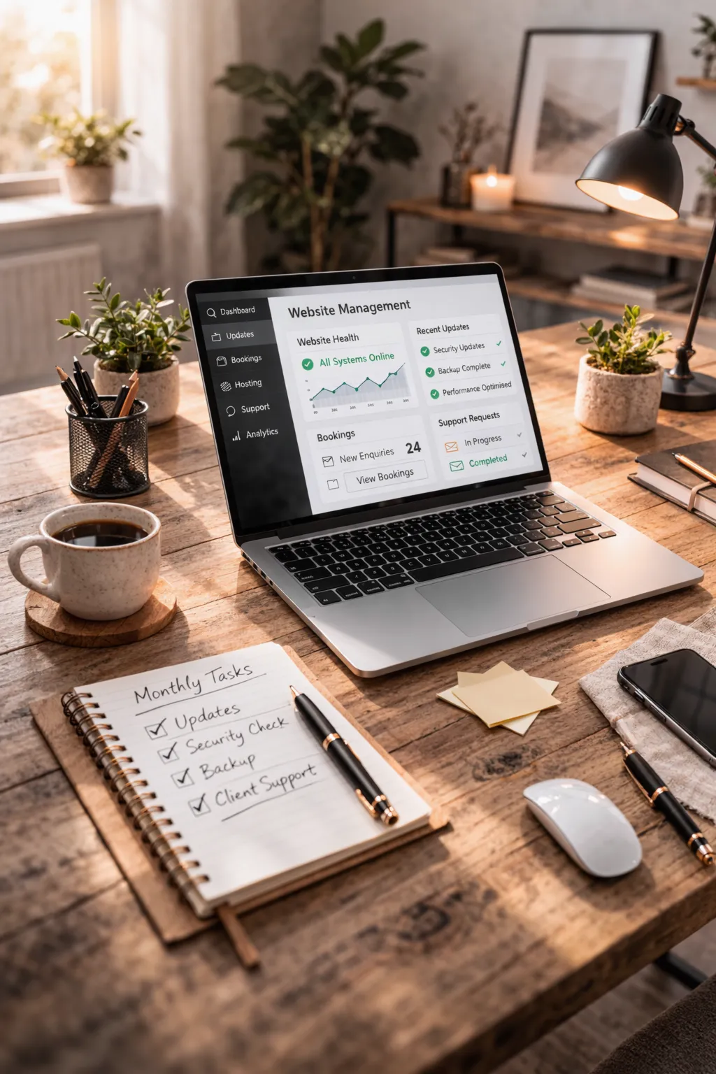 Website support and maintenance