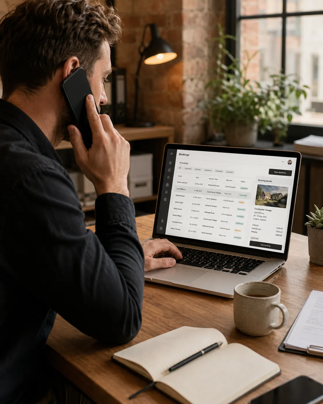 Booking and ecommerce support