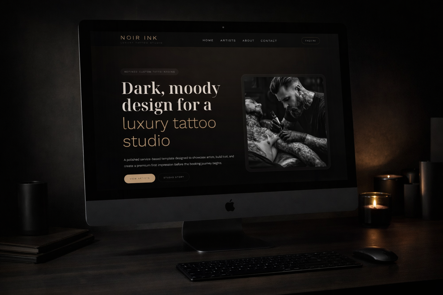 Tattoo Studio Website