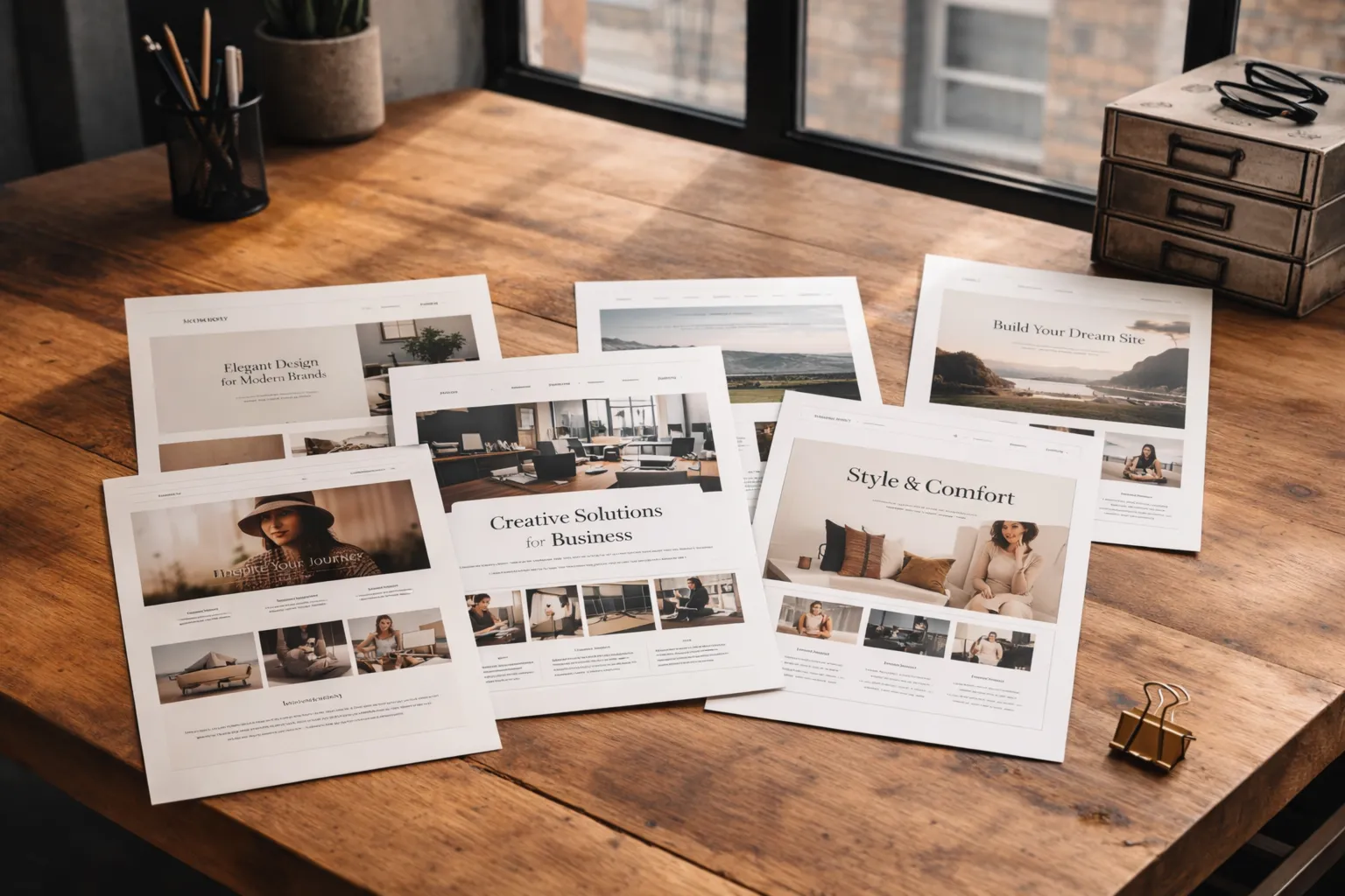 Ready-made websites by Black Pastel