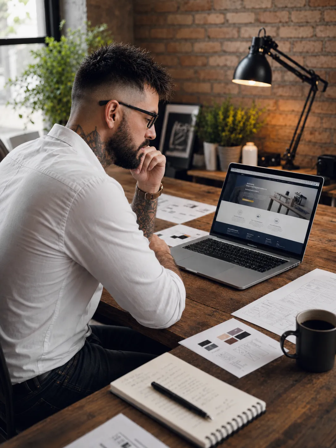 Reviewing an existing website for improvements