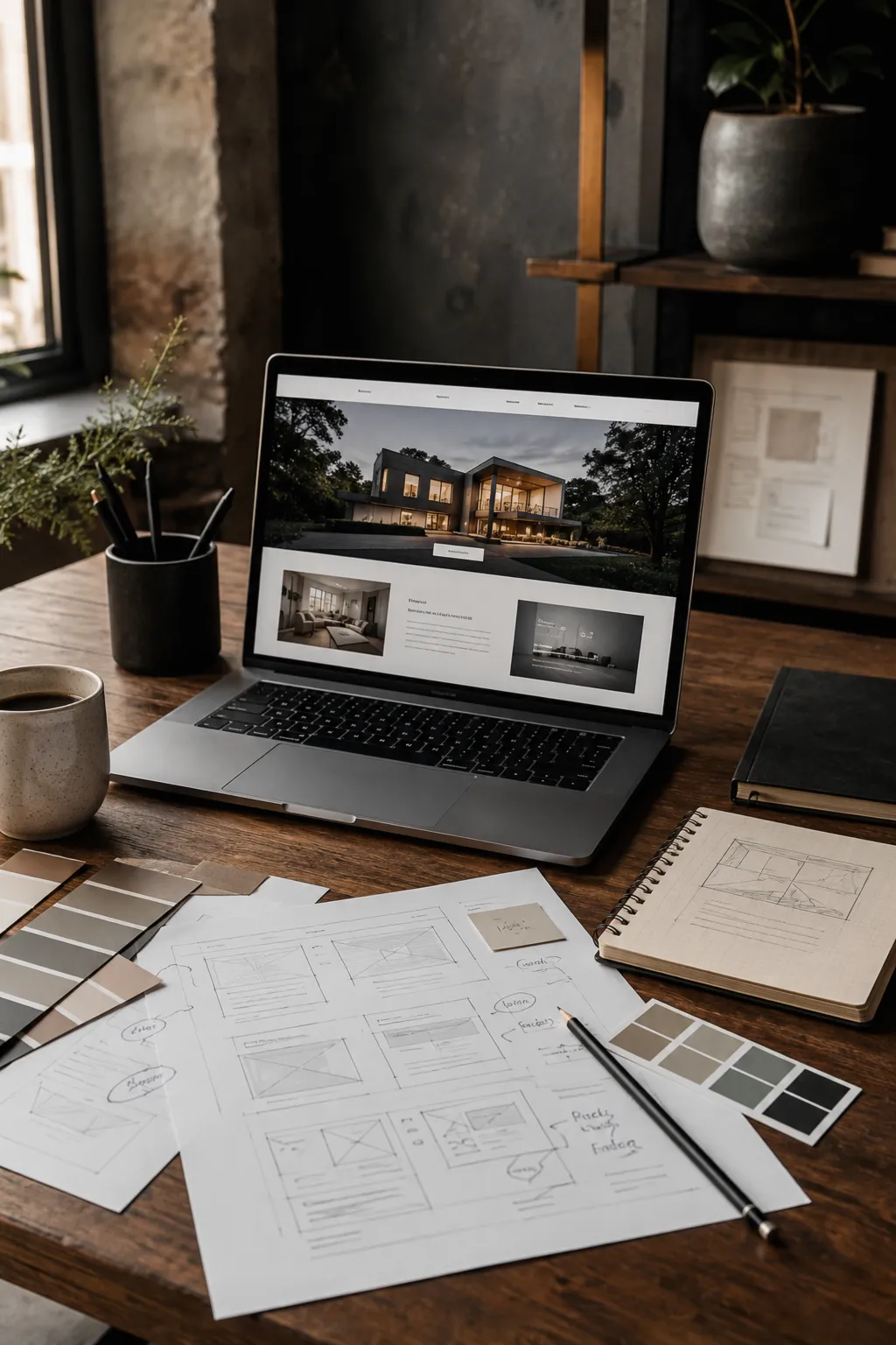 Website refresh planning workspace