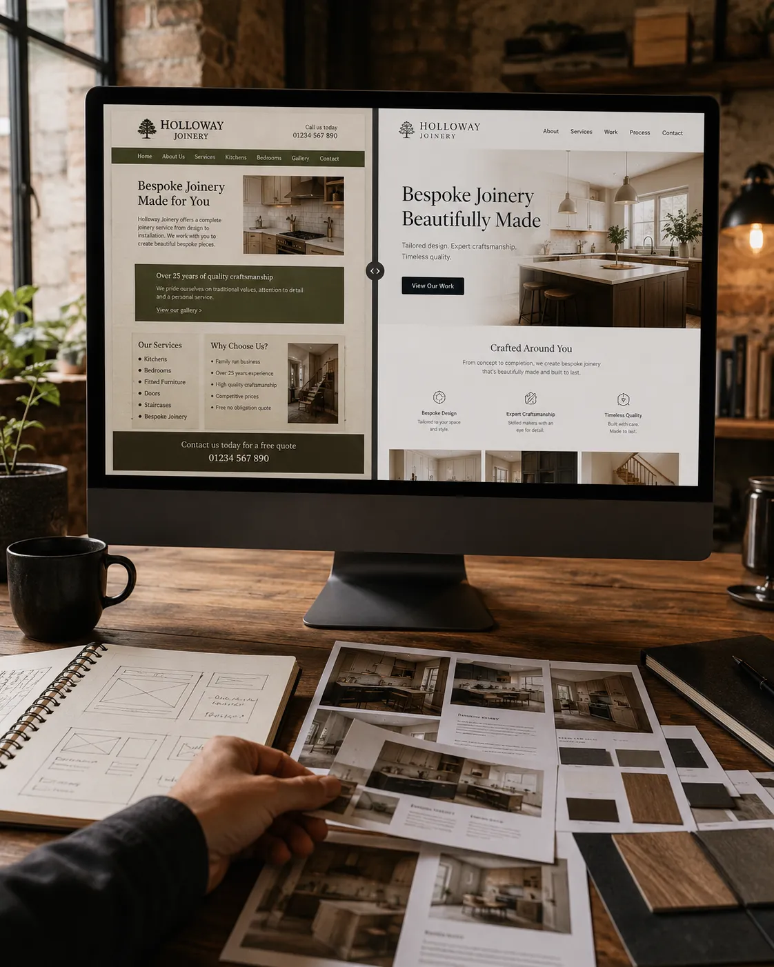 Website refresh and improvement service by Black Pastel