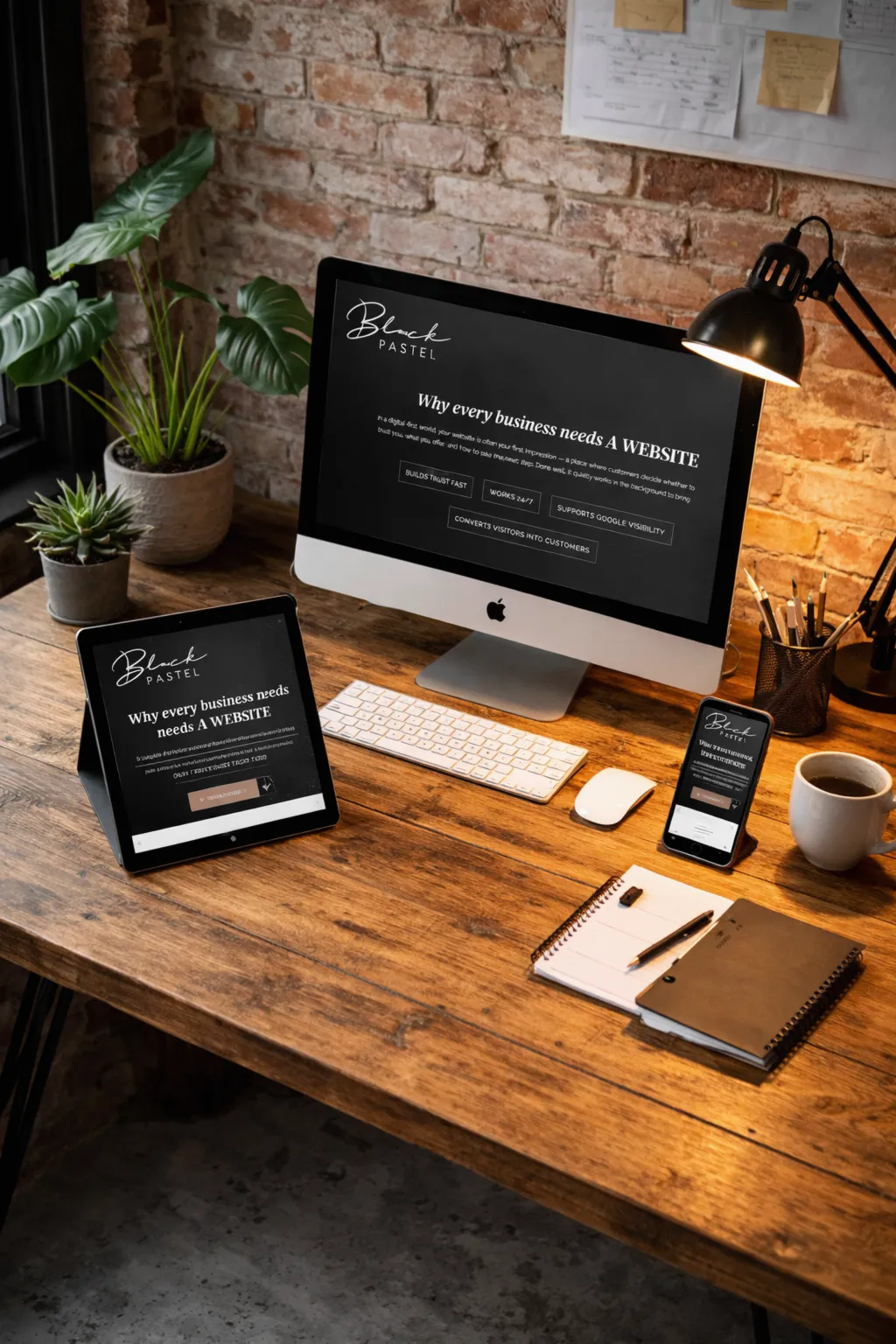 Black Pastel Hero Image